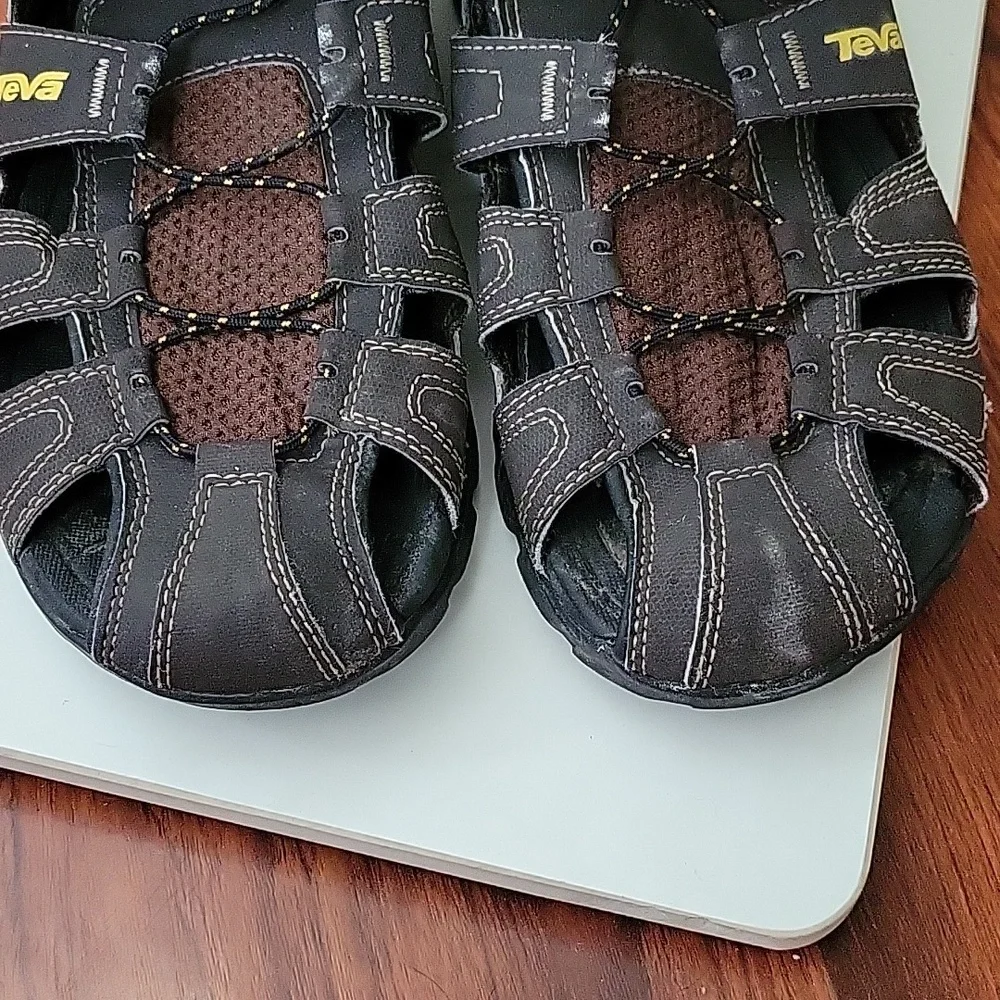 Teva Forebay Sandal for Men - Turkish Coffee Size 9